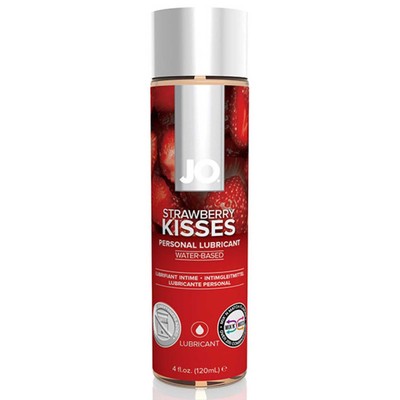 System JO H2O Strawberry 120 ml Gleitgel Wasserbasis mit Erdbeer Geschmack
