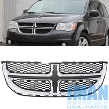 Chrome Front Grille Upper Grill Bumper Grille For Dodge Grand Caravan 2011-2020