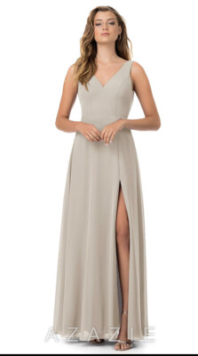 New AZAZIE ALMA TAUPE Bridesmaid Dress Classic Gown 35 Bust 31 Waist 34 Hip | eBay New AZAZIE ALMA TAUPE Bridesmaid Dress Classic Gown 35 Bust 31 Waist 34 Hip | eBay