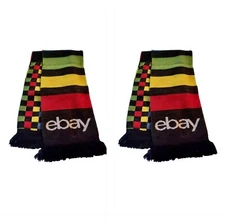 2 EBay Open 2023 Logo Fringed Winter Scarf 64"x8" Ruffneck