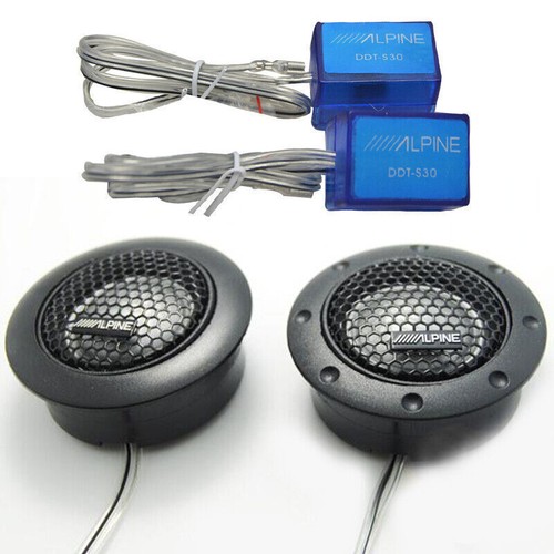 1Pair Alpine Tweeter Car 4 Ohm Speaker Tweeter Dome Crossover New - Bild 4 von 12