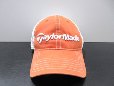 Taylormade Hat Cap Strap Back Orange White Li...