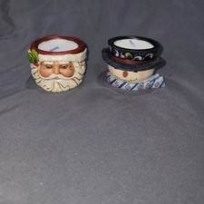 Jim Shore Heartwood Creek Santa Snowman Mini ...