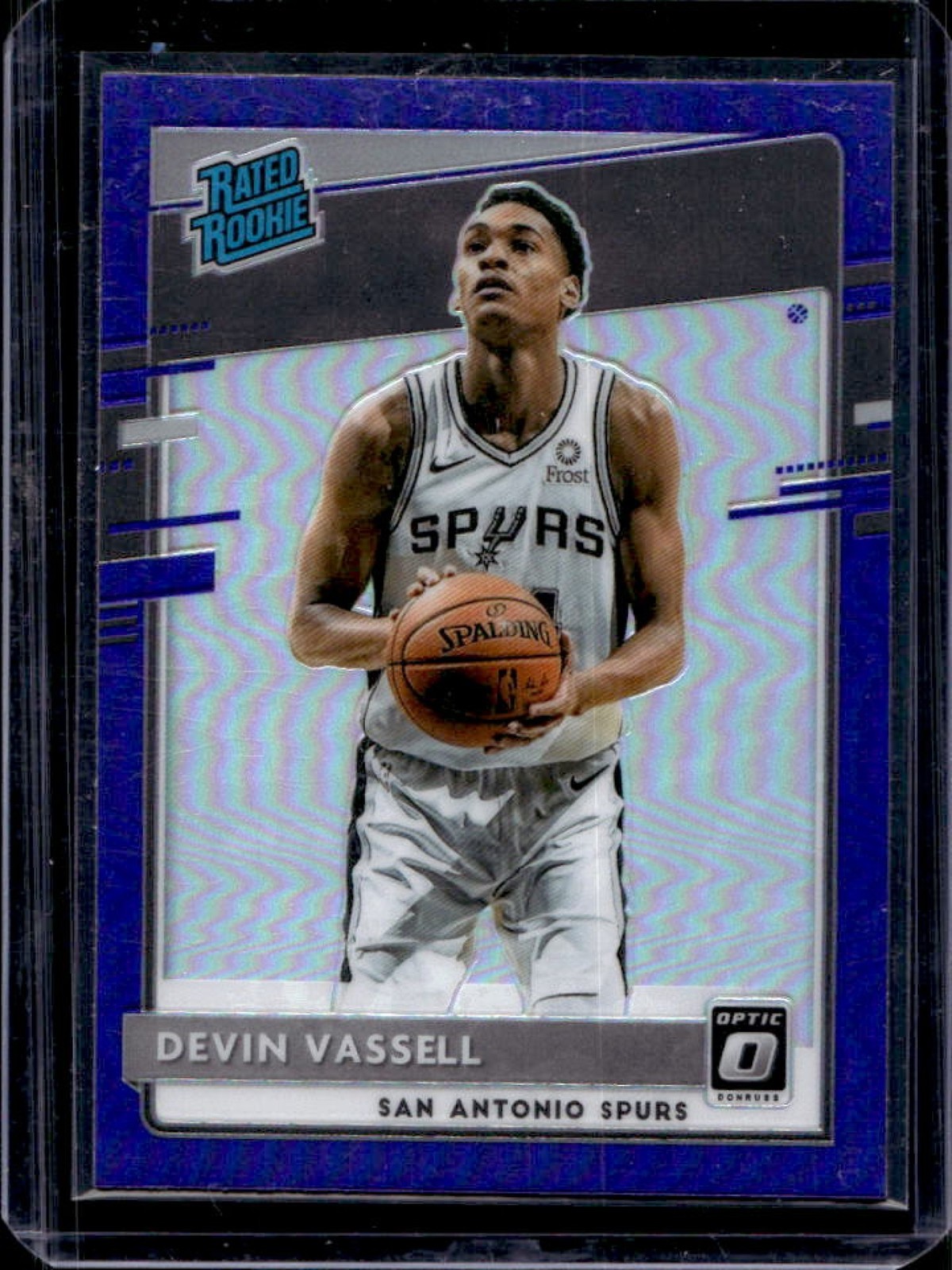 2020-21 Donruss Optic Devin Vassell Purple Rookie RC #161 Spurs