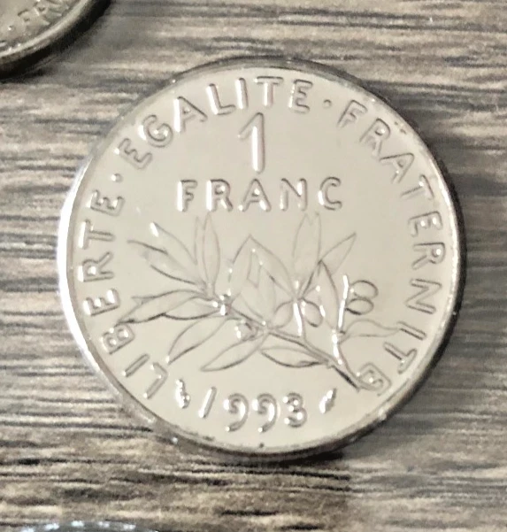 1 FRANC SEMEUSE 1993 FRAPPE MEDAILLE FDC SOUS SCELLÉ - Photo 1/1
