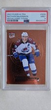 2021-2022 Fleer Ultra Medallions, Nathan MacKinnon, Serial #68/75, PSA 9