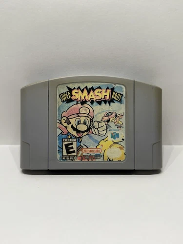 Super Smash Bros. (Nintendo N64, 1999) Authentic Cartridge Only Tested Working