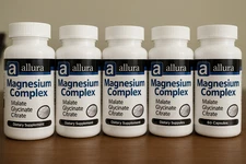 5x Magnesium Complex Malate Glycinate Citrate Dietary Supplement 450 caps