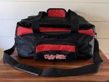 Ugly Stik Shakespeare Fishing Tackle Bag Black Red Duffle Style + Strap