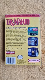 Nintendo Dr. Mario NES 1990 Mario Series Puzzle Game w/ Manual Included