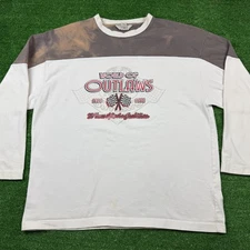 THRASHED Vintage 1998 World of Outlaws Gear for Sports Size XL Faded Distressed