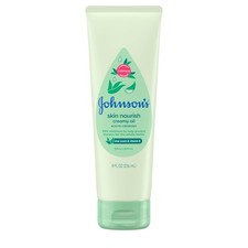 Johnson's Skin Nourish Creamy Oil, Aloe Scent Vitamin E, Creamy - 8 fl. oz
