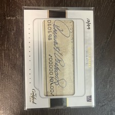 2017 Panini Certified Cuts - Legendary Cuts Rosey Brown #LC-RB /99 (AU)