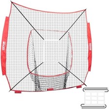 7x7ft Baseball Softball Practice Net Hitting Batting