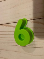 Sesame Street Cookie Monster  Case On The Go Numbers  - 6 Replacement Part Only