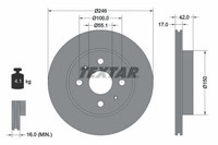 2X Bremsscheibe Vorderachse FüR Daihatsu Subaru Copen Cuore VII Sirion YRV