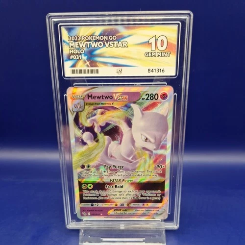 Pokémon Mewtwo VSTAR 031/078 | Pokémon GO | ACE GEM MINT 10