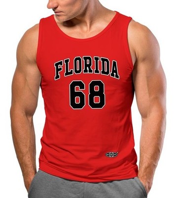 Men's Tank Top Print Florida 86 Jersey College Style Basketball Sports