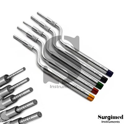 Zahnarzt Implantologie Heber Chirurgie Instruments Sinus-lift Gebogen 5er Dental - Bild 1 von 4