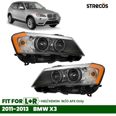 For BMW X3 F25 2011-2013 HID/XENON Right Left Pair Side Headlight W/O AFS