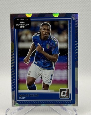 2025-26 Donruss Road to FIFA World Cup Silver Cubic #111 MOISE KEAN Italy