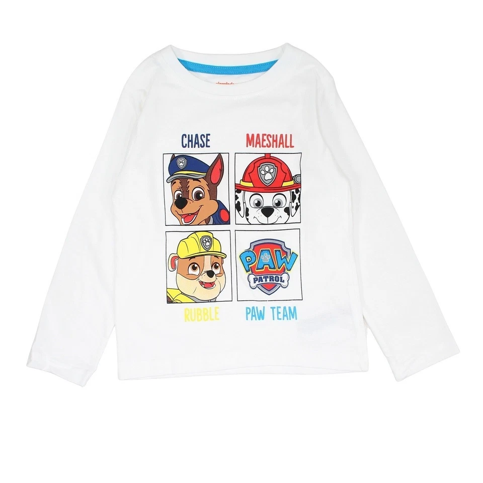 Paw Patrol Kinder Jungen Jersey Pyjama Set Gr. 98-128 Superheld Schlafanzug - Bild 4 von 4