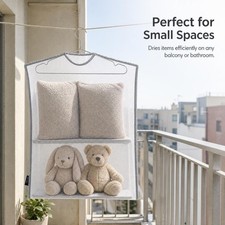 Hanging Airer for Pillows, Cushions & Dolls, for Small Items