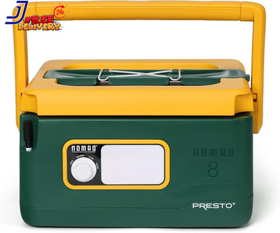 06019 8-Quart Nomad Traveling Slow Cooker, Locking Lid, Dry Erase Board, Green/G