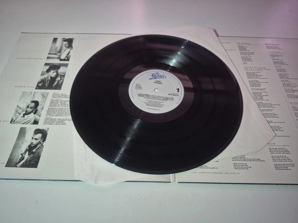 🎧 Vinyl LP " Sade - Promise " - Photo 4/4