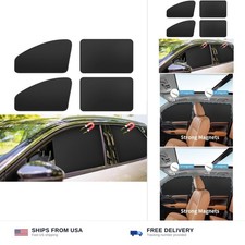 Magnetic Car Window Shades - 100 Block Light Car Curtains - 4Pcs