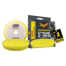 Meguiars 5 Polishing Foam Pads For Removing Light Defects Scratches 2pc M5pfp2 Meguiars 5 Polishing Foam Pads For Removing Light Defects Scratches 2pc M5pfp2