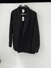 Gap Women's Classic Girlfriend Blazer Jacket True Black Size US 8 New Nwt