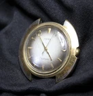 Vintage Timex Electronic UFO Mens Gold Tone Watch for Parts / Repair - 42mm Case