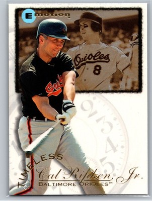 1995 SkyBox E-Motion #7 Cal Ripken, Jr. Timeless