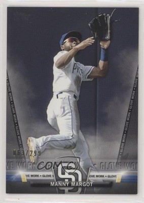 2018 Topps Salute Series 2 Glove Work Black /299 Manny Margot #S-89 2p7