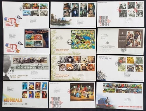 2011 Royal Mail GB First Day Covers - Collection of 22 with Inserts