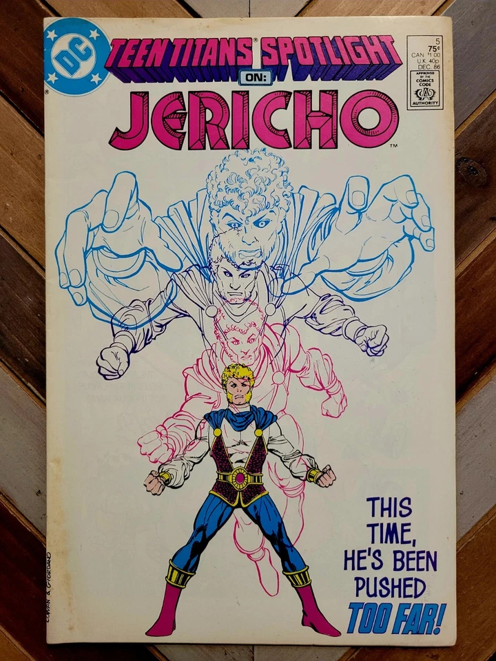 Lot of 10: Teen Titans Spotlight (DC 1986) Jericho, Aqualad, Cyborg, Changeling - Image 2 of 4