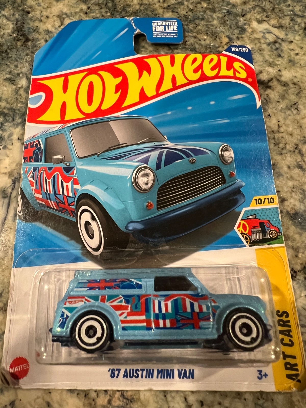 2025 Hot Wheels HW ART CARS 10/10 '67 Austin Mini Van 169/250 (Blue)