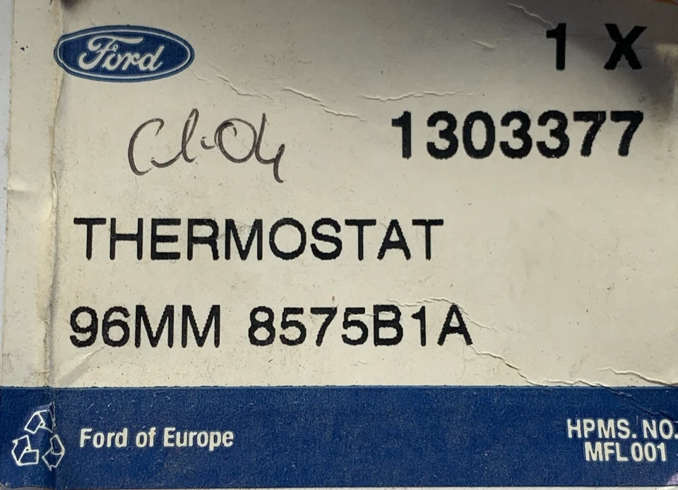 1303377 termostato 74° C originale ford focus 1998-2005 puma 1997-2001 oem - Imagem 4 de 4