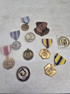 Vintage War Military Metals Awards Lot Of 10