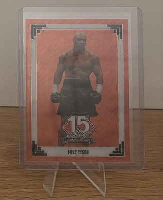 Leaf 2025 15th Anniversary Mike Tyson 1/1 Pre-Production Proof #91B-119 Boxing