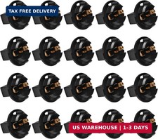 20 Pcs Light Bulb Twist Lock Socket W5w T10 168 194 Wedge Instrument Panel Da