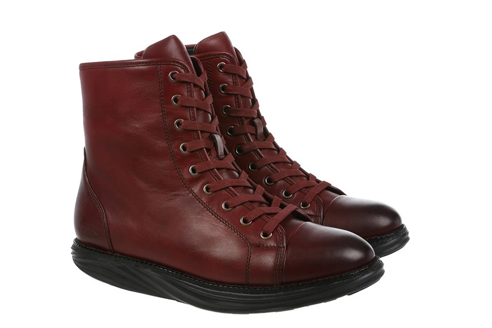 MBT zapatos mujer - MBT botas - BOSTON MID BOOT W - burnish dark brown - NUEVO - Imagen 3 de 4