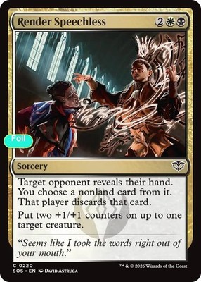 Render Speechless - Foil - SOS - 220 NM/LP