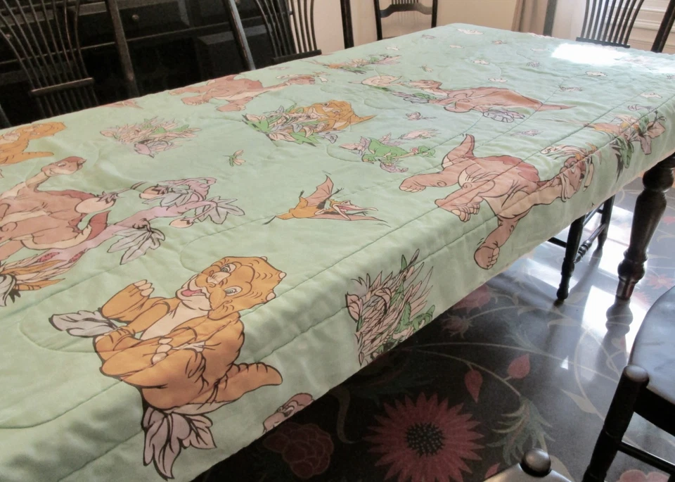 The Land Before Time twin comforter bedspread blanket vintage 1997 Little Foot - Image 3 of 4