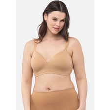 UnderOutfit - The Perfect Neckline Bra w/ Adjustable Straps- 460 Size L Coffee