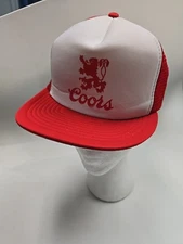 VINTAGE COORS SNAPBACK HAT. MADE IN TAIWAN R.O.C. VERY OLD-RARE