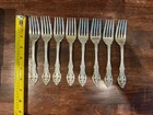 La Scala By Gorham 8 Sterling Silver Salad Forks 61/2" 379 grams Lot No Mono