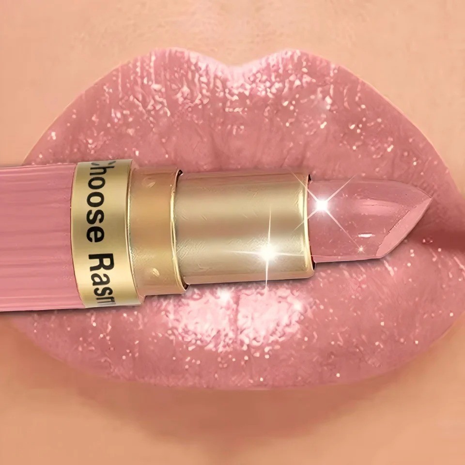 Metallic Glitter Velvet Lipstick Waterproof Long Wear Shimmer Pink Makeup