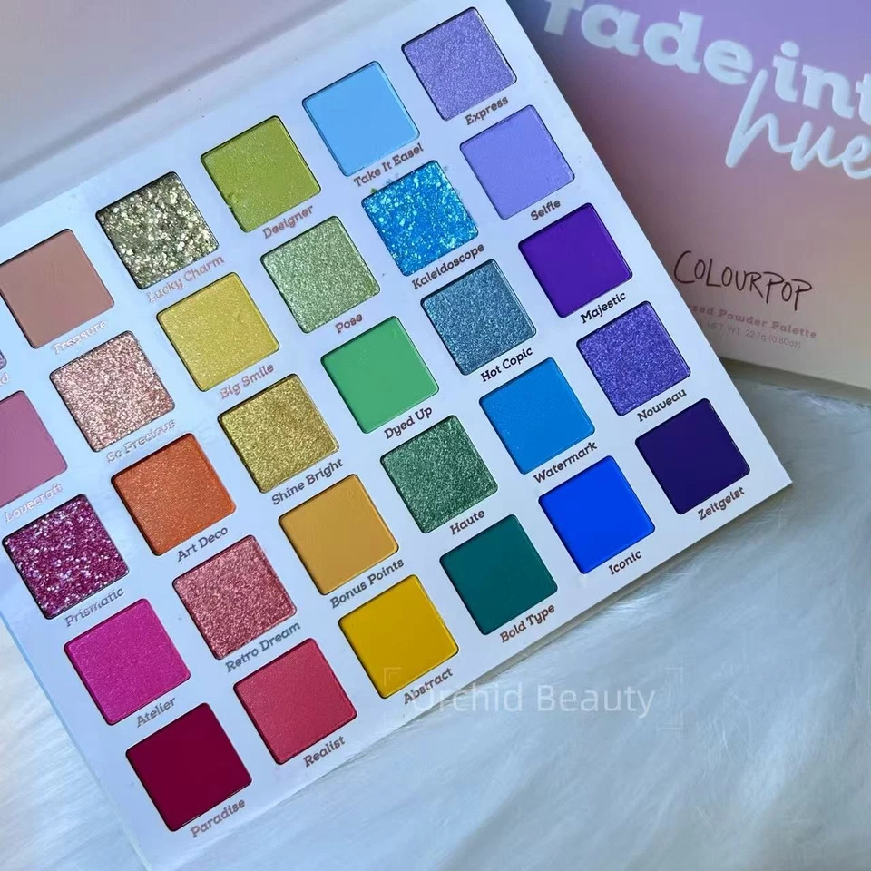 New Colourpop Fade Into Hue 30 Color Eyeshadow Palette Full Size~Rare - Image 2 of 4